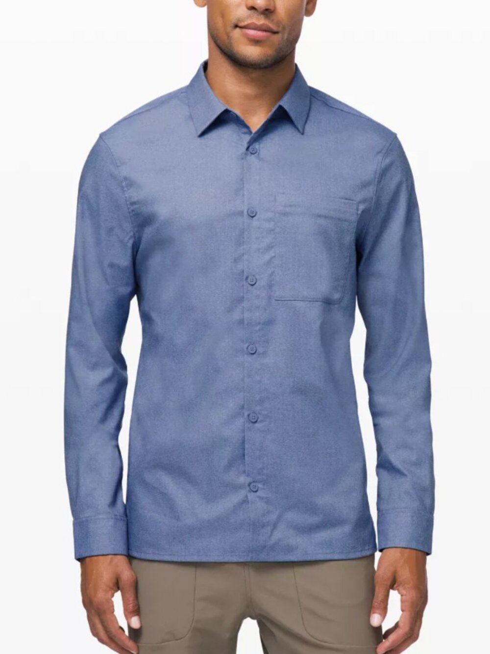Lululemon Men's Mason's Peak Flannel Long Sleeve Button Down Shirt - XXL